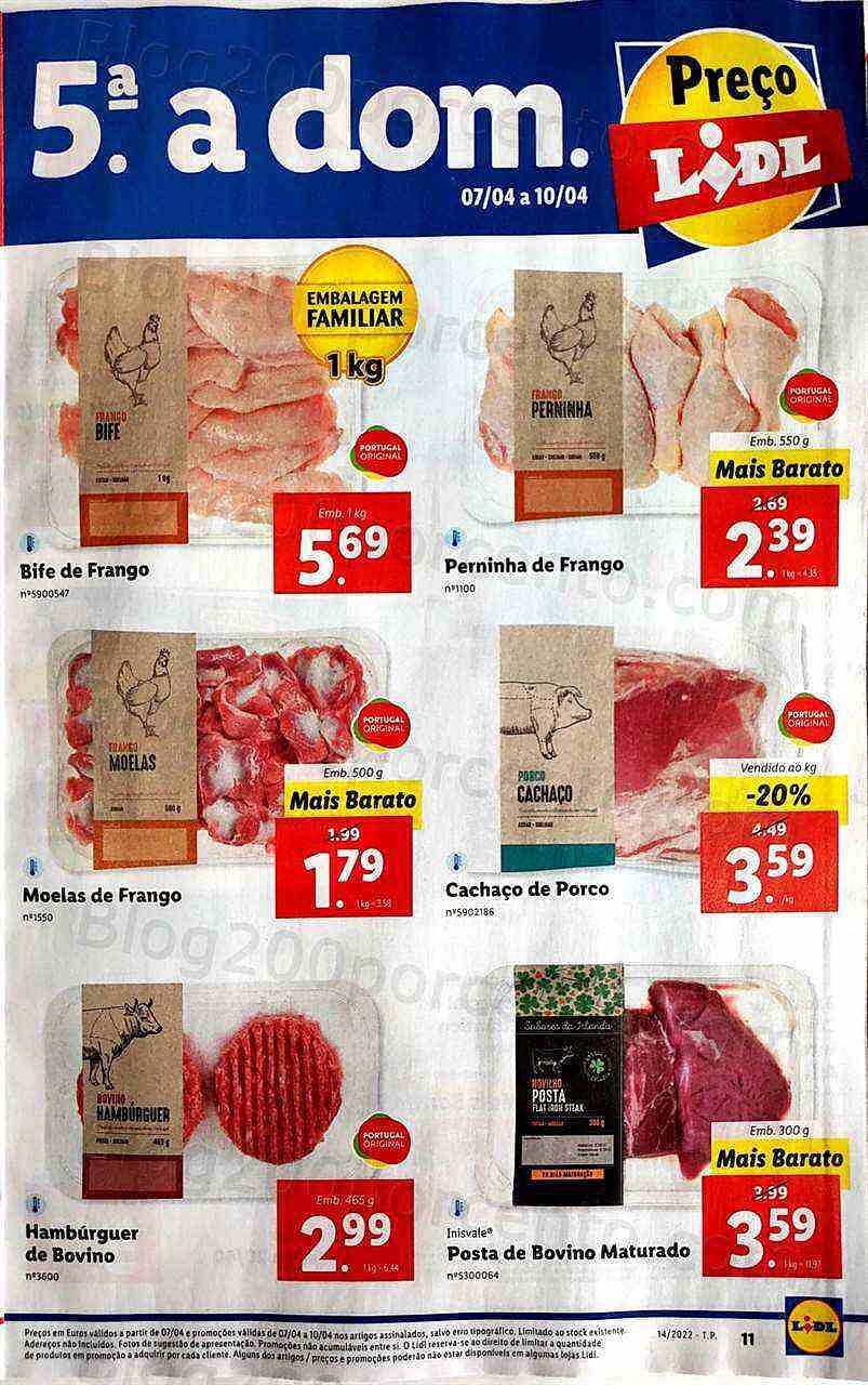 Antevisão Folheto LIDL Promoções de 4 a 10 abril