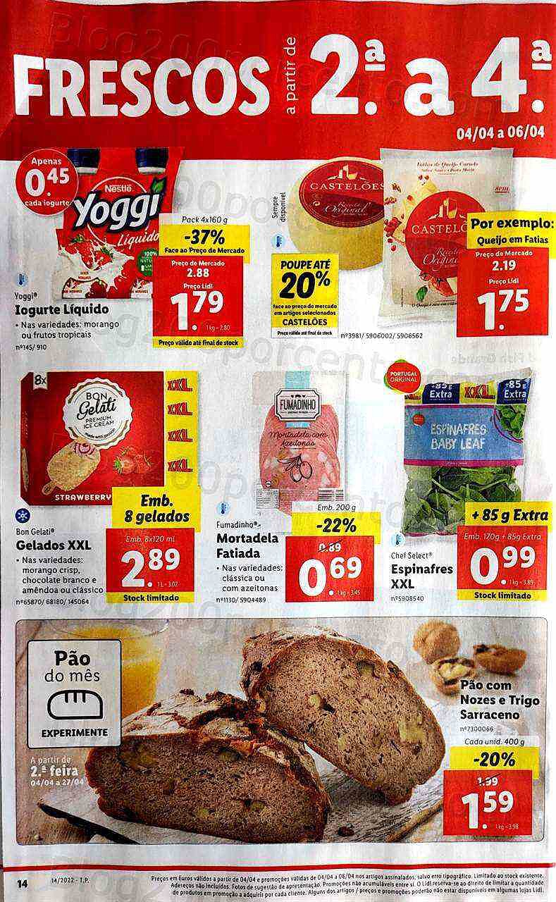 Antevisão Folheto LIDL Promoções de 4 a 10 abril