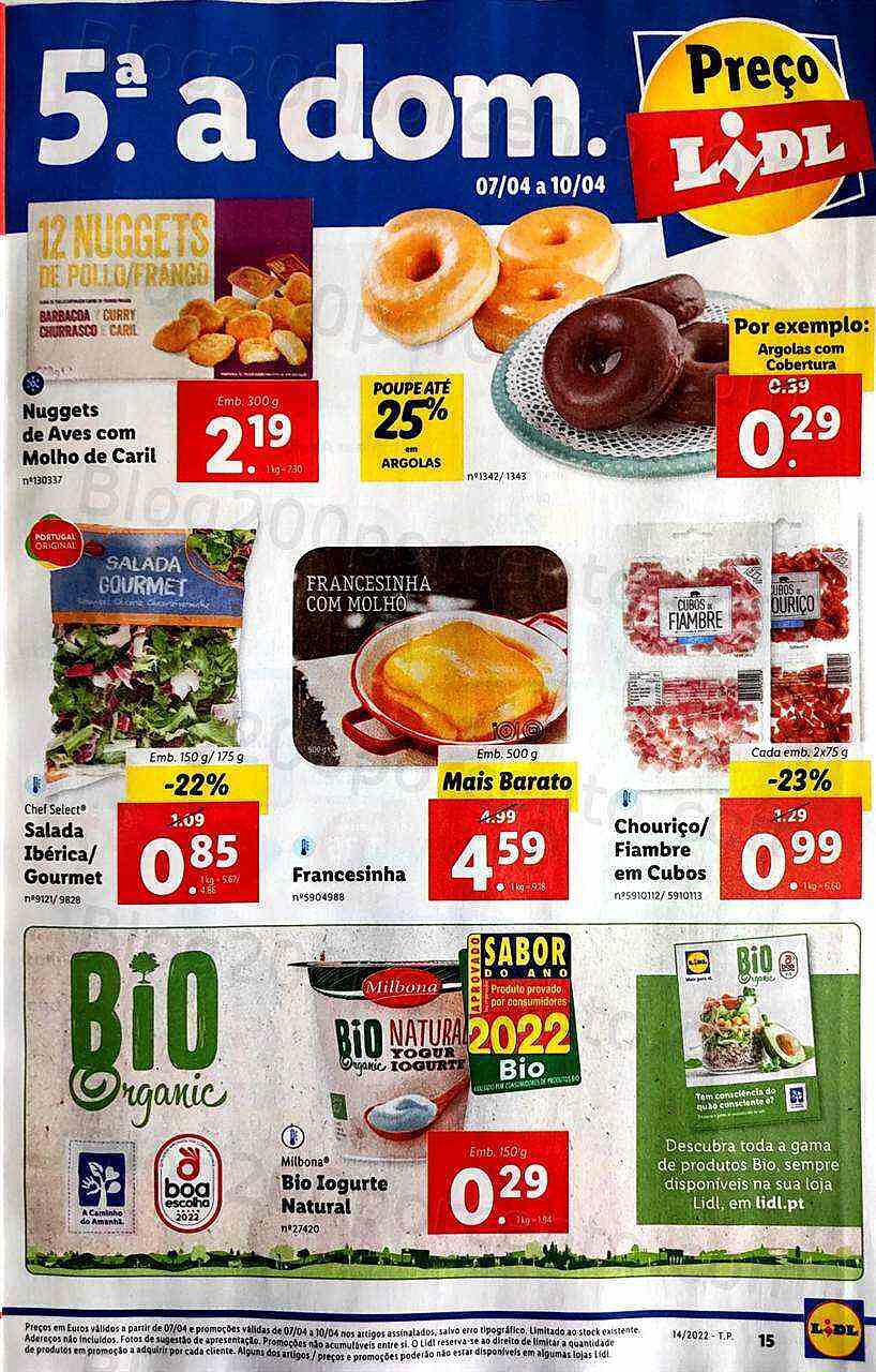 Antevisão Folheto LIDL Promoções de 4 a 10 abril