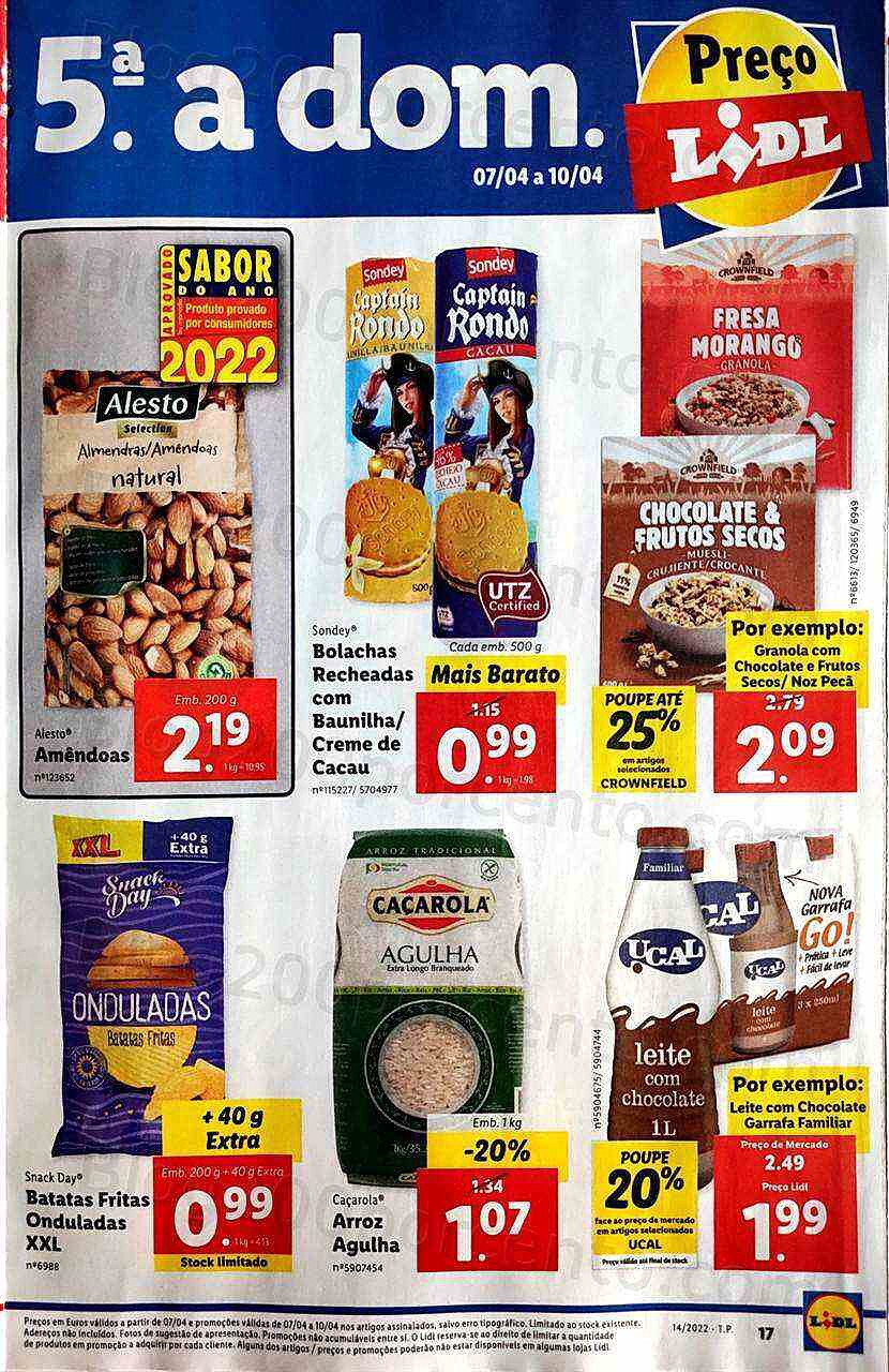 Antevisão Folheto LIDL Promoções de 4 a 10 abril