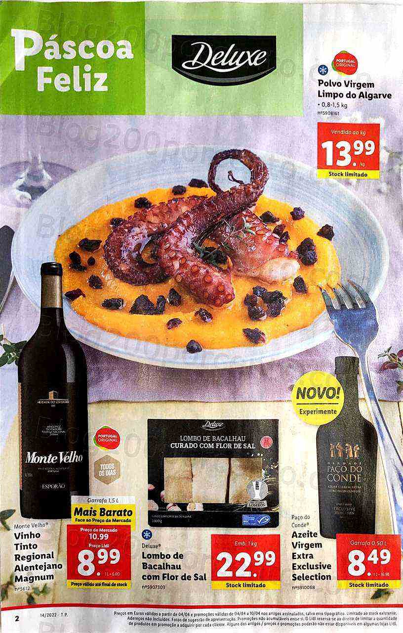 Antevisão Folheto LIDL Promoções de 4 a 10 abril