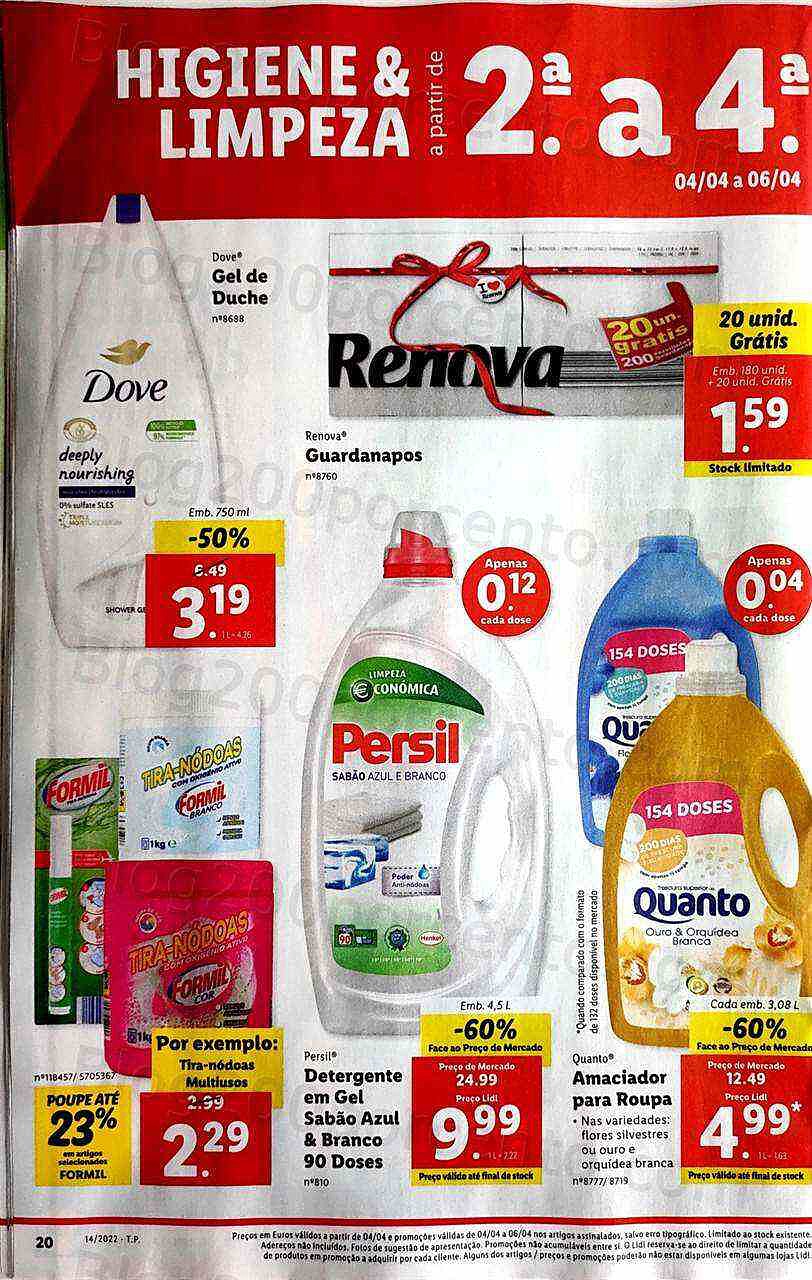 Antevisão Folheto LIDL Promoções de 4 a 10 abril