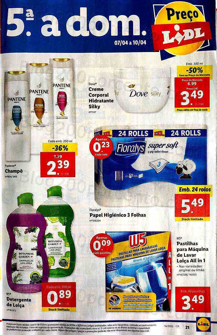 Antevisão Folheto LIDL Promoções de 4 a 10 abril