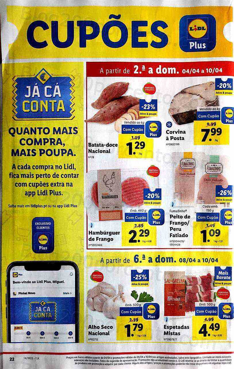 Antevisão Folheto LIDL Promoções de 4 a 10 abril