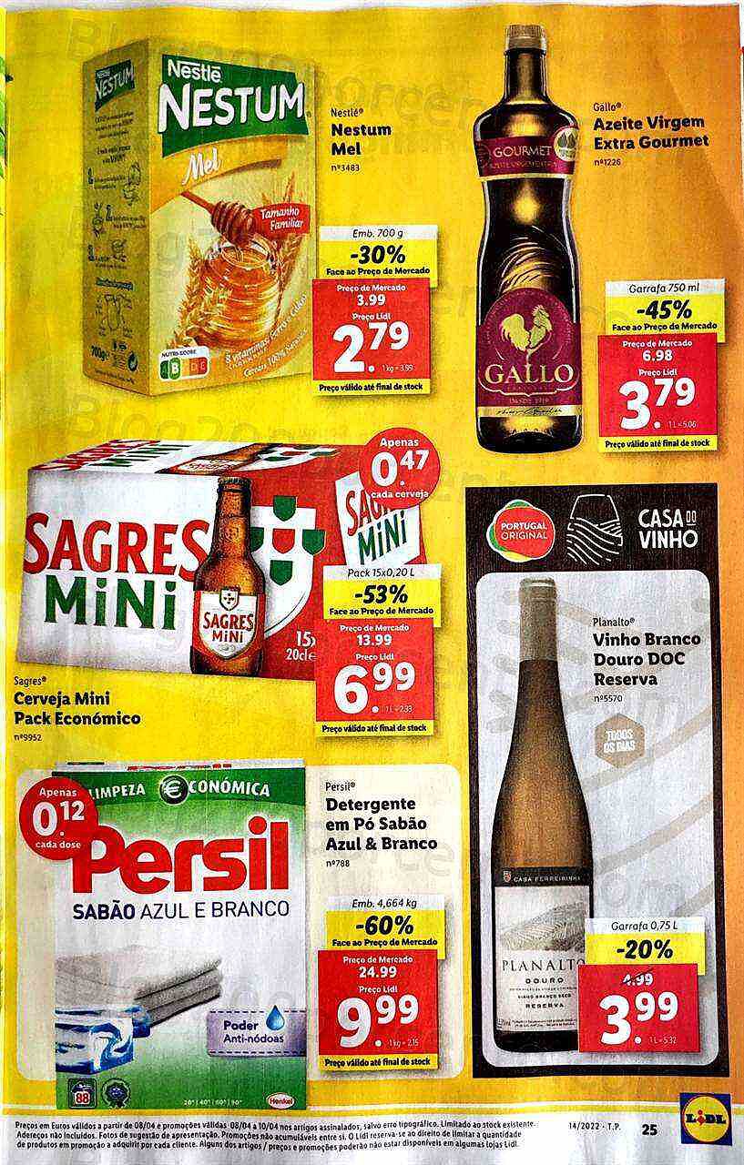 Antevisão Folheto LIDL Promoções de 4 a 10 abril