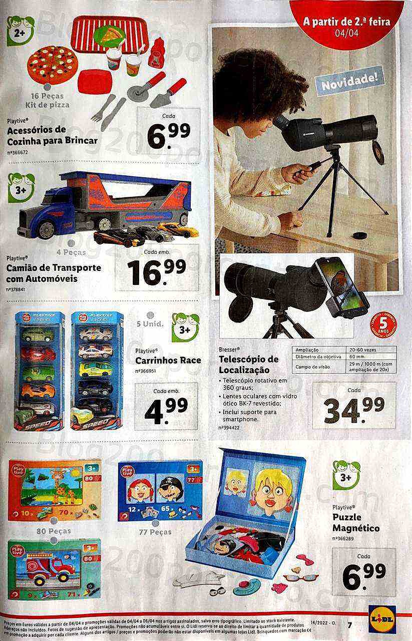 Antevisão Folheto LIDL Promoções de 4 a 10 abril