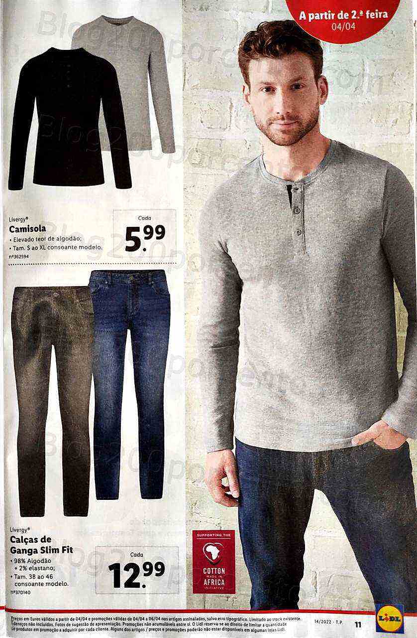 Antevisão Folheto LIDL Promoções de 4 a 10 abril