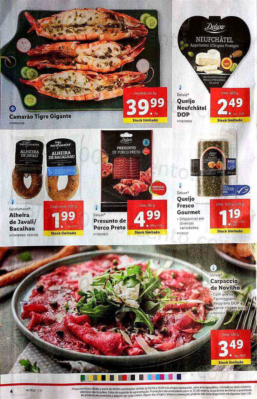 Antevisão Folheto LIDL Promoções de 4 a 10 abril