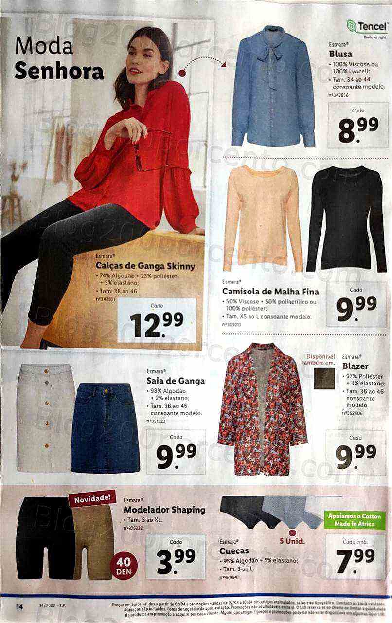 Antevisão Folheto LIDL Promoções de 4 a 10 abril