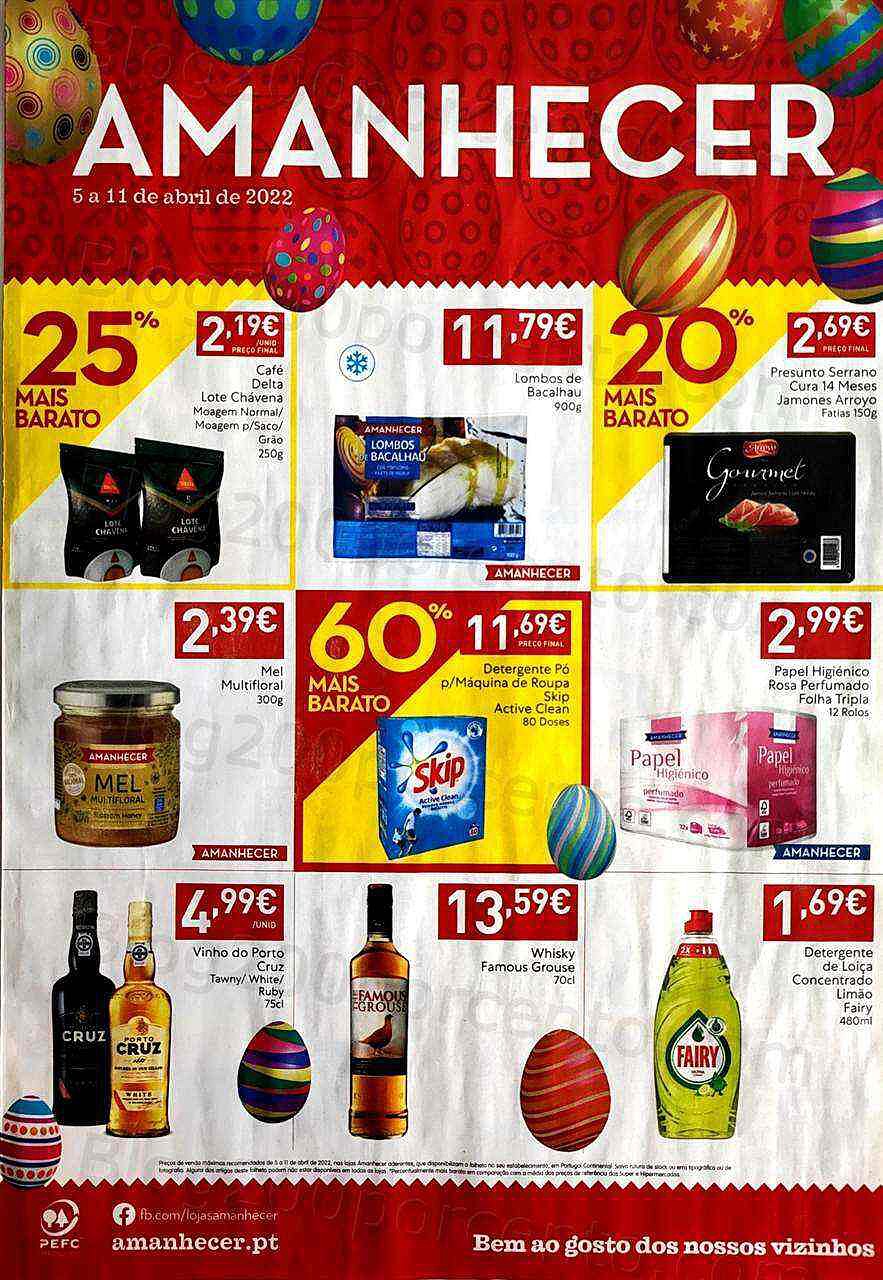 Antevisão Folheto AMANHECER Promoções de 5 a 11 abril