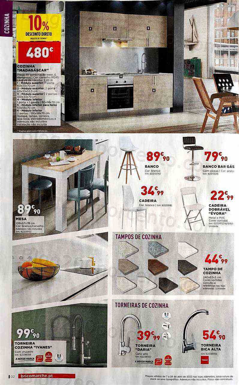 Antevisão Folheto BRICOMARCHÉ Promoções de 7 a 24 abril