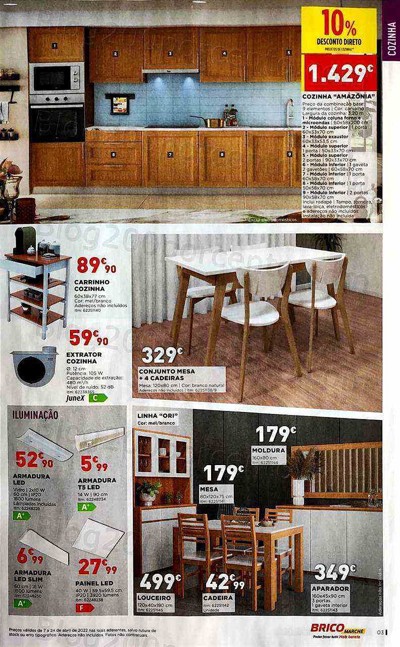 Antevisão Folheto BRICOMARCHÉ Promoções de 7 a 24 abril