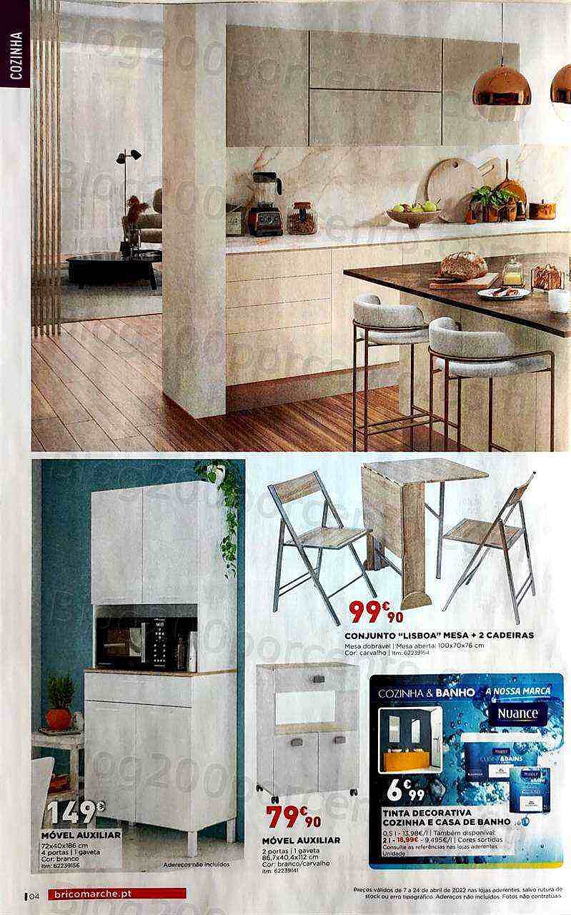 Antevisão Folheto BRICOMARCHÉ Promoções de 7 a 24 abril