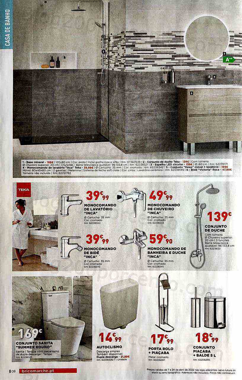 Antevisão Folheto BRICOMARCHÉ Promoções de 7 a 24 abril