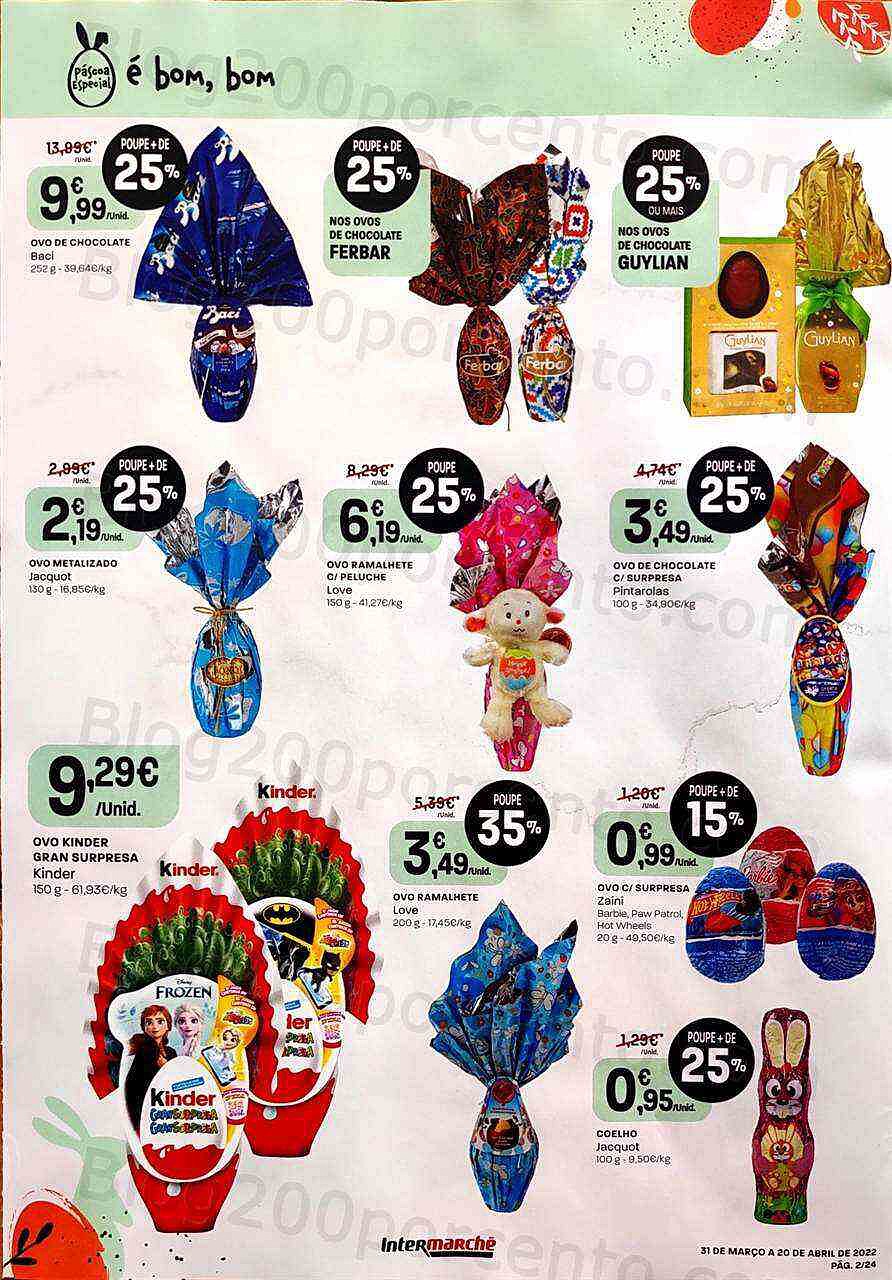 Antevisão Folheto INTERMARCHÉ Especial Páscoa 31 março a 20 abril