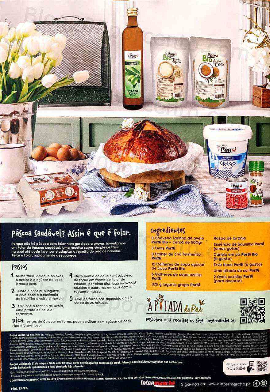 Antevisão Folheto INTERMARCHÉ Especial Páscoa 31 março a 20 abril