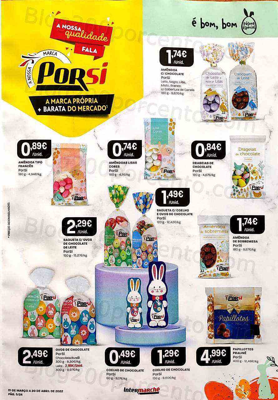 Antevisão Folheto INTERMARCHÉ Especial Páscoa 31 março a 20 abril