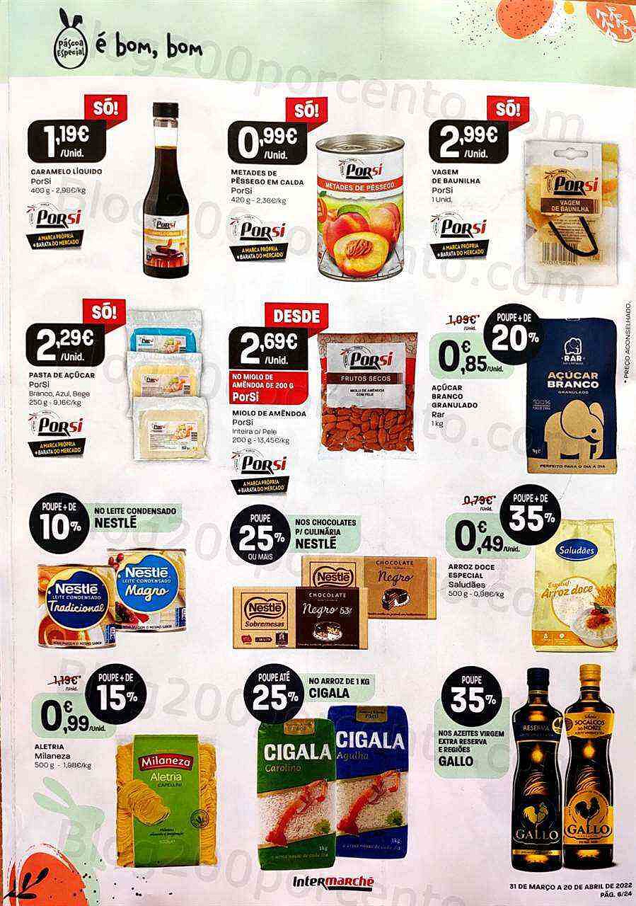 Antevisão Folheto INTERMARCHÉ Especial Páscoa 31 março a 20 abril