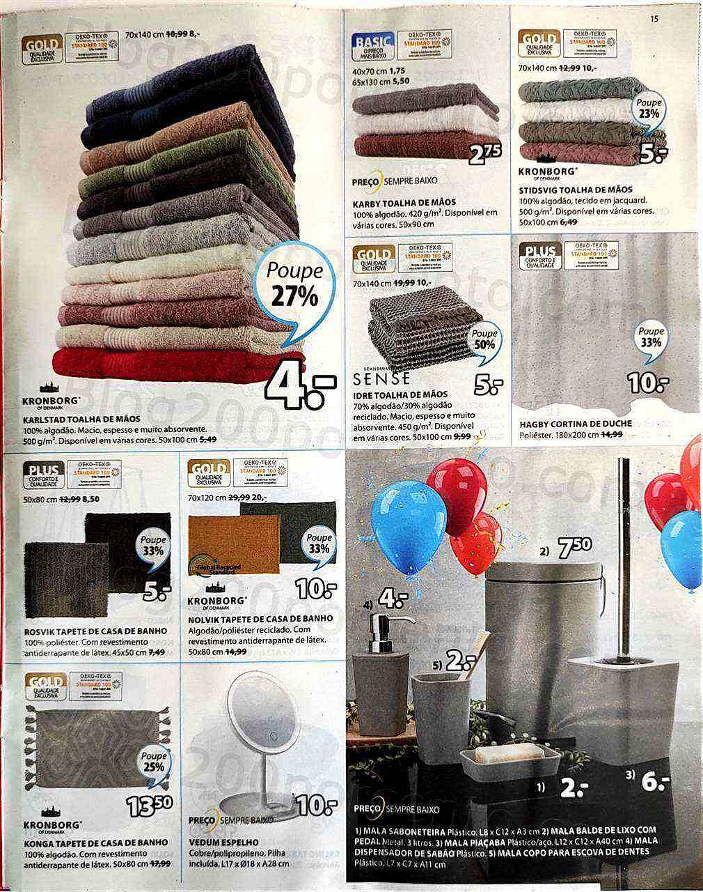 Antevisão Folheto JYSK Aniversário Promoções de 31 março a 13 abril