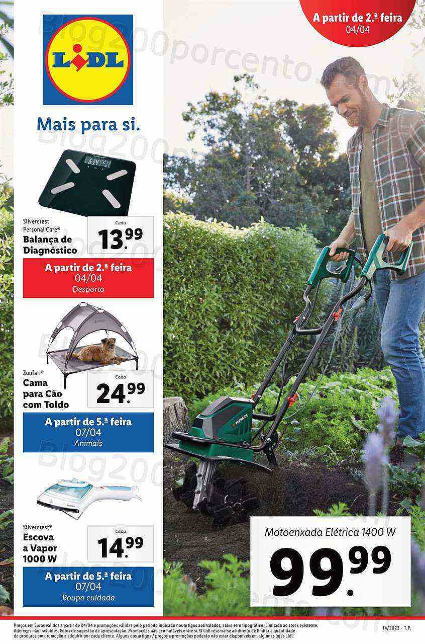 Antevisão Folheto LIDL Promoções de 4 a 10 abril Edição Digital