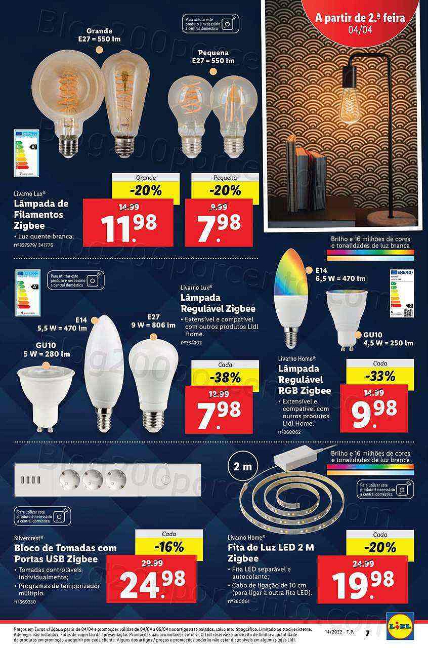 Antevisão Folheto LIDL Promoções de 4 a 10 abril Edição Digital