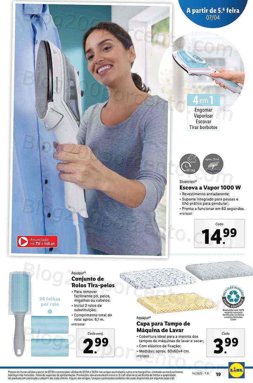 Antevisão Folheto LIDL Promoções de 4 a 10 abril Edição Digital