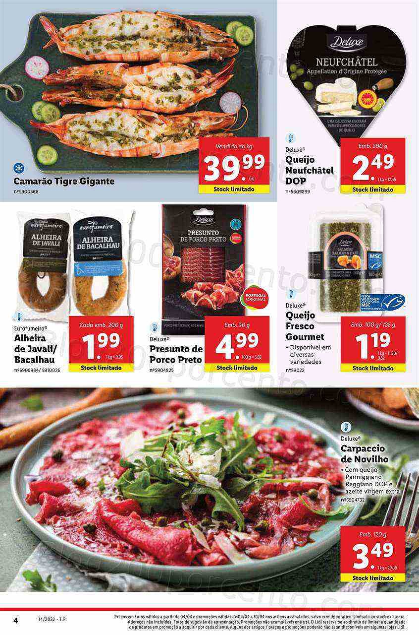 Antevisão Folheto LIDL Promoções de 4 a 10 abril Edição Digital
