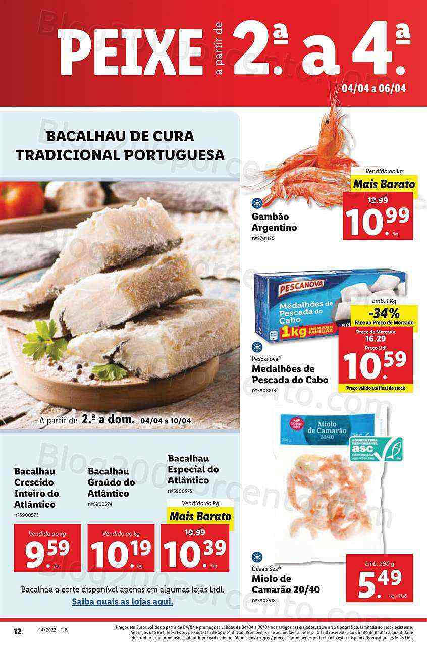 Antevisão Folheto LIDL Promoções de 4 a 10 abril Edição Digital