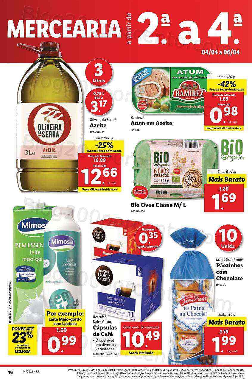 Antevisão Folheto LIDL Promoções de 4 a 10 abril Edição Digital