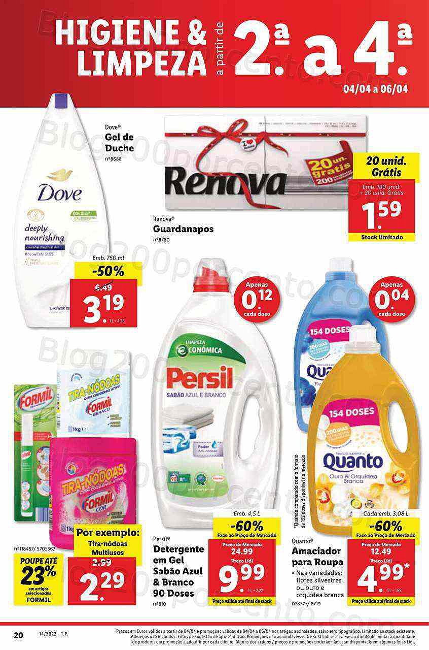 Antevisão Folheto LIDL Promoções de 4 a 10 abril Edição Digital