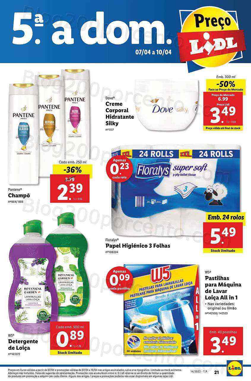 Antevisão Folheto LIDL Promoções de 4 a 10 abril Edição Digital