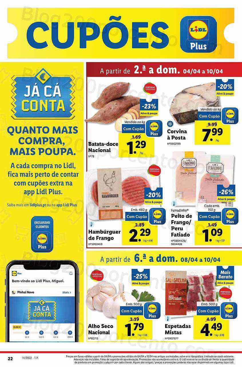 Antevisão Folheto LIDL Promoções de 4 a 10 abril Edição Digital