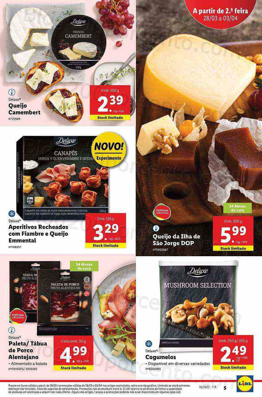 Antevisão Folheto LIDL Promoções de 28 março a 3 abril - digital