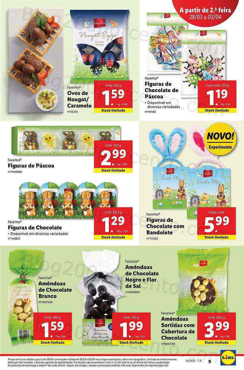 Antevisão Folheto LIDL Promoções de 28 março a 3 abril - digital
