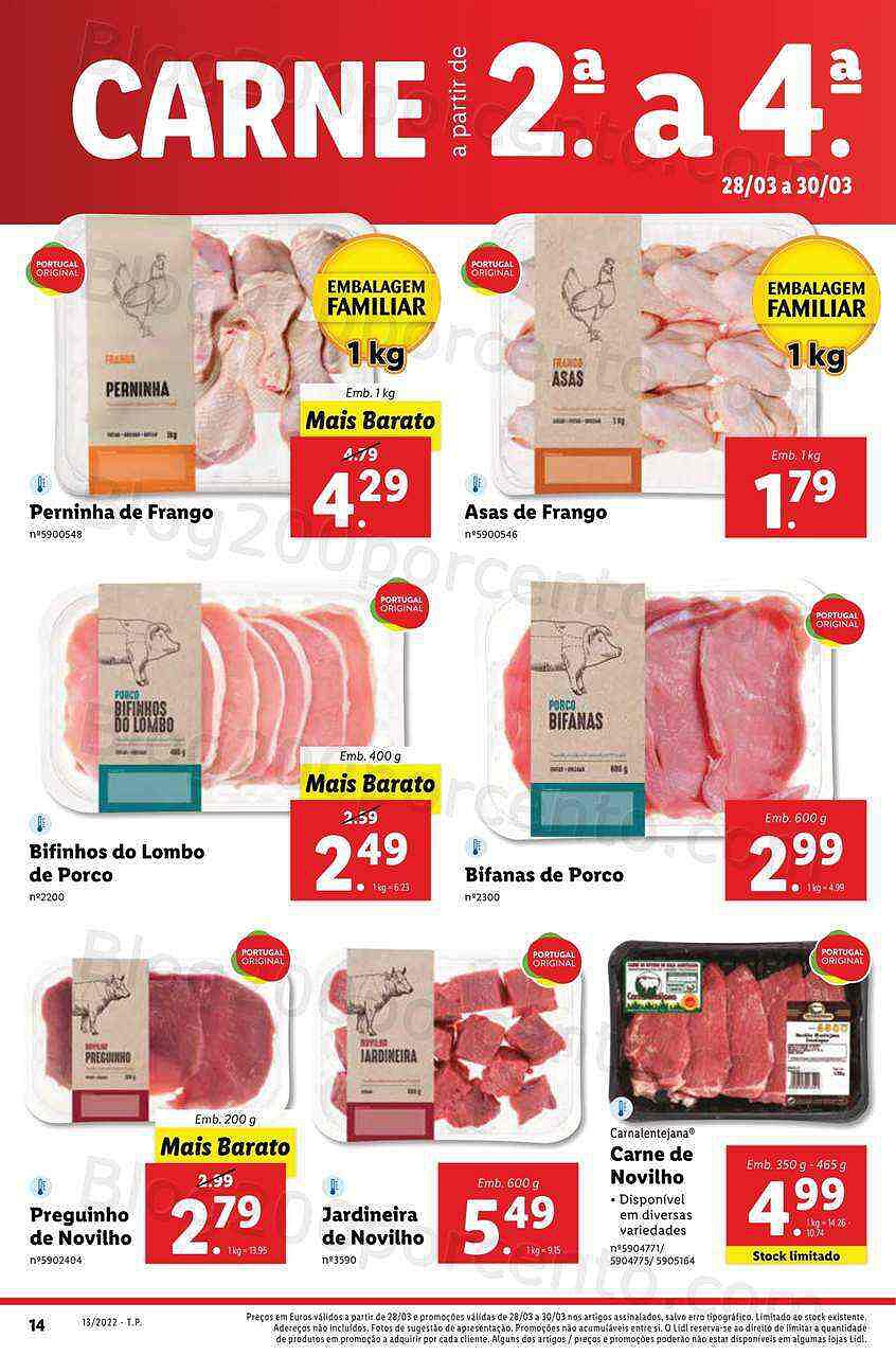 Antevisão Folheto LIDL Promoções de 28 março a 3 abril - digital