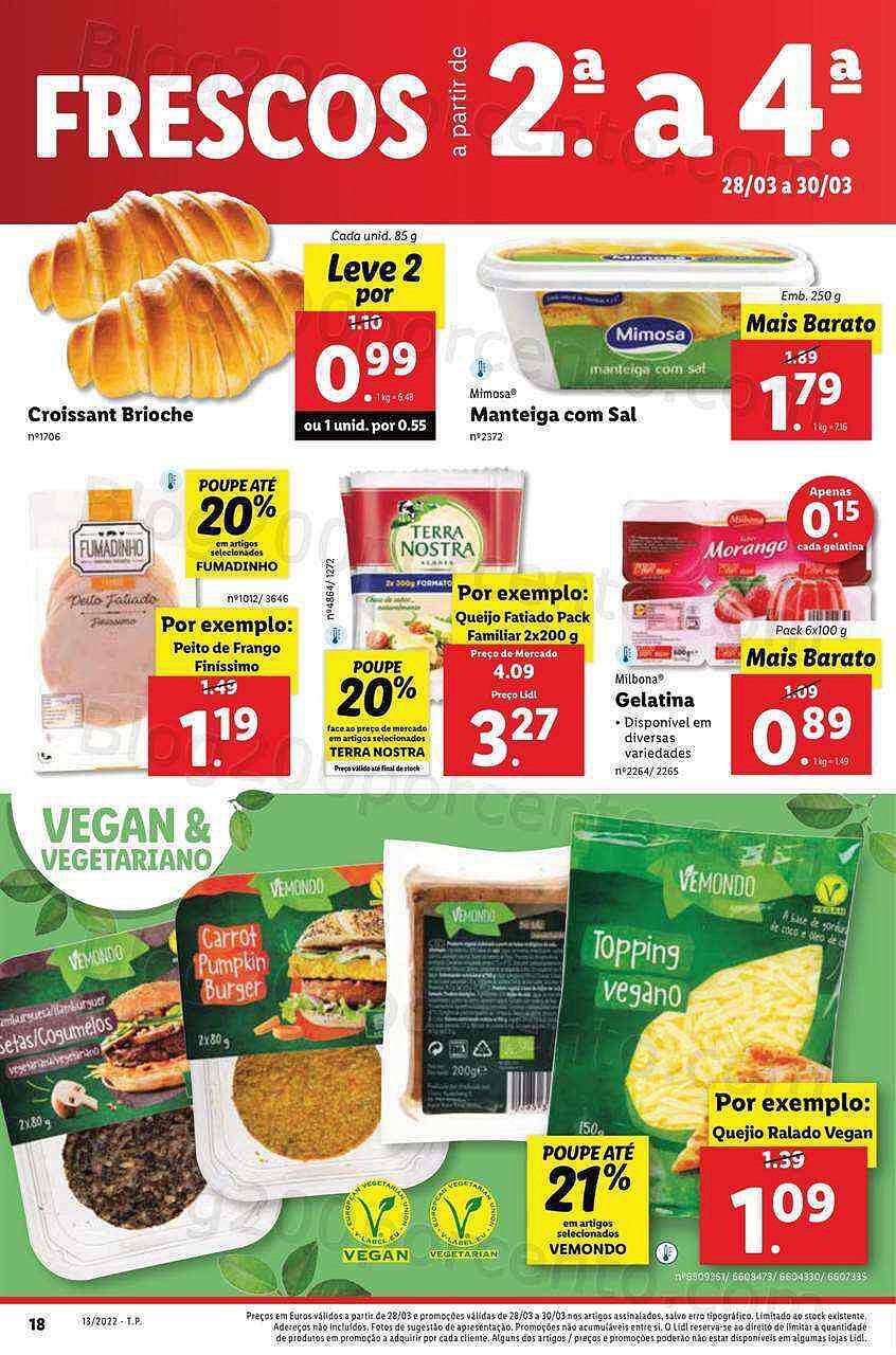 Antevisão Folheto LIDL Promoções de 28 março a 3 abril - digital