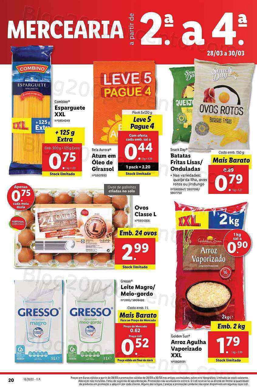 Antevisão Folheto LIDL Promoções de 28 março a 3 abril - digital