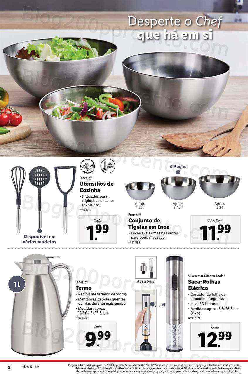 Antevisão Folheto LIDL Promoções de 28 março a 3 abril - digital