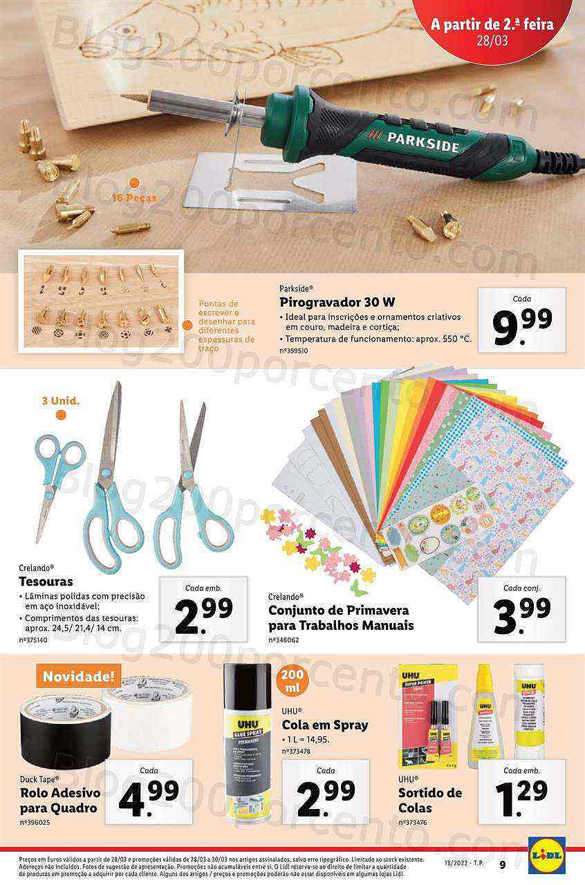 Antevisão Folheto LIDL Promoções de 28 março a 3 abril - digital