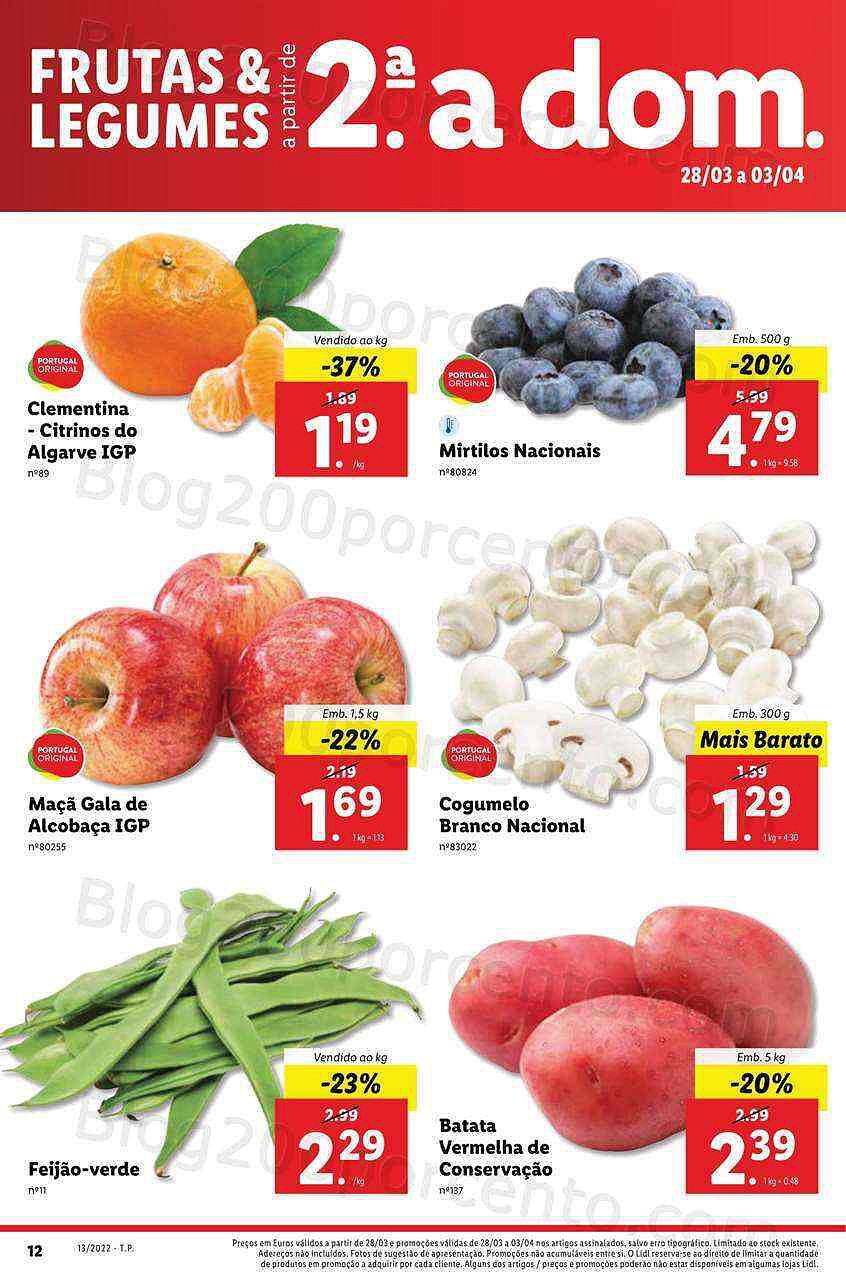 Antevisão Folheto LIDL Promoções de 28 março a 3 abril - digital