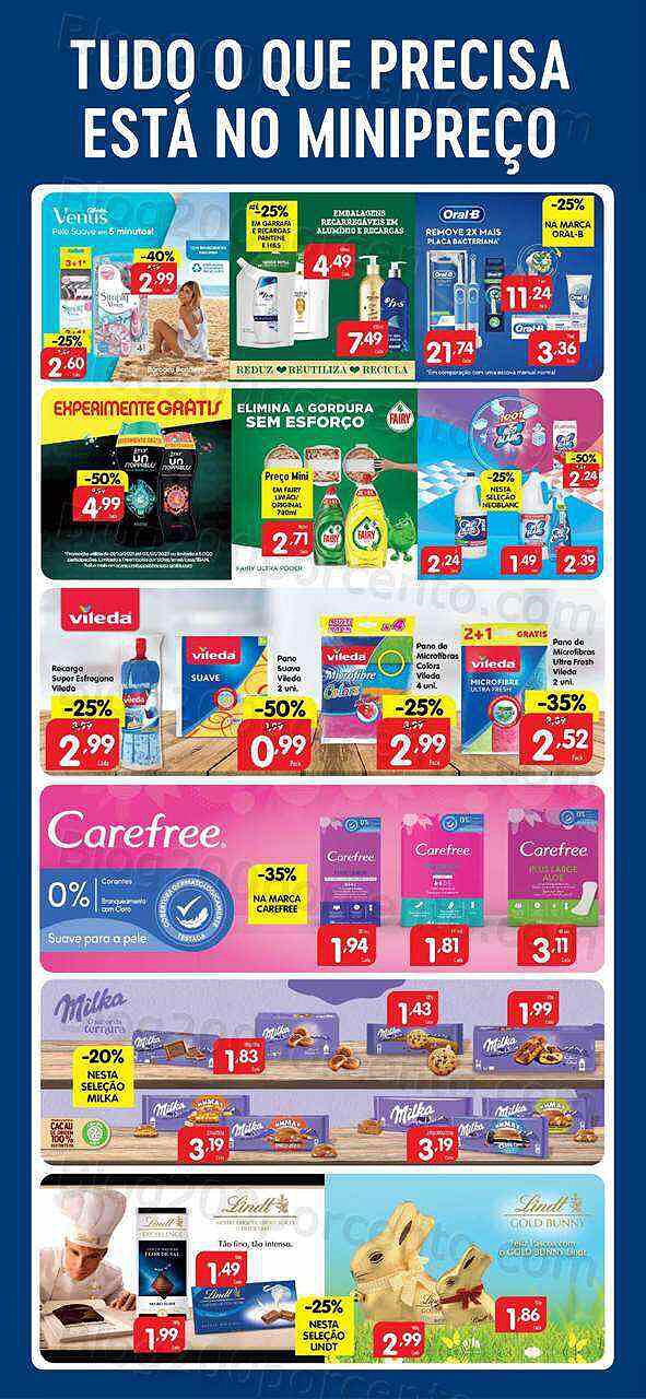 Antevisão Folheto MINIPREÇO Extra Promoções de 31 março a 6 abril