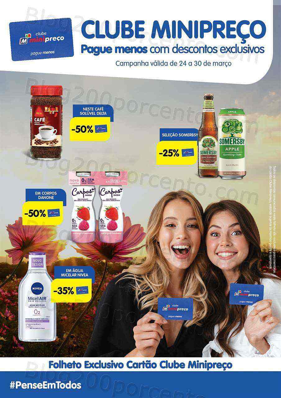 Antevisão Folheto Clube MINIPREÇO Promoções de 24 a 30 março