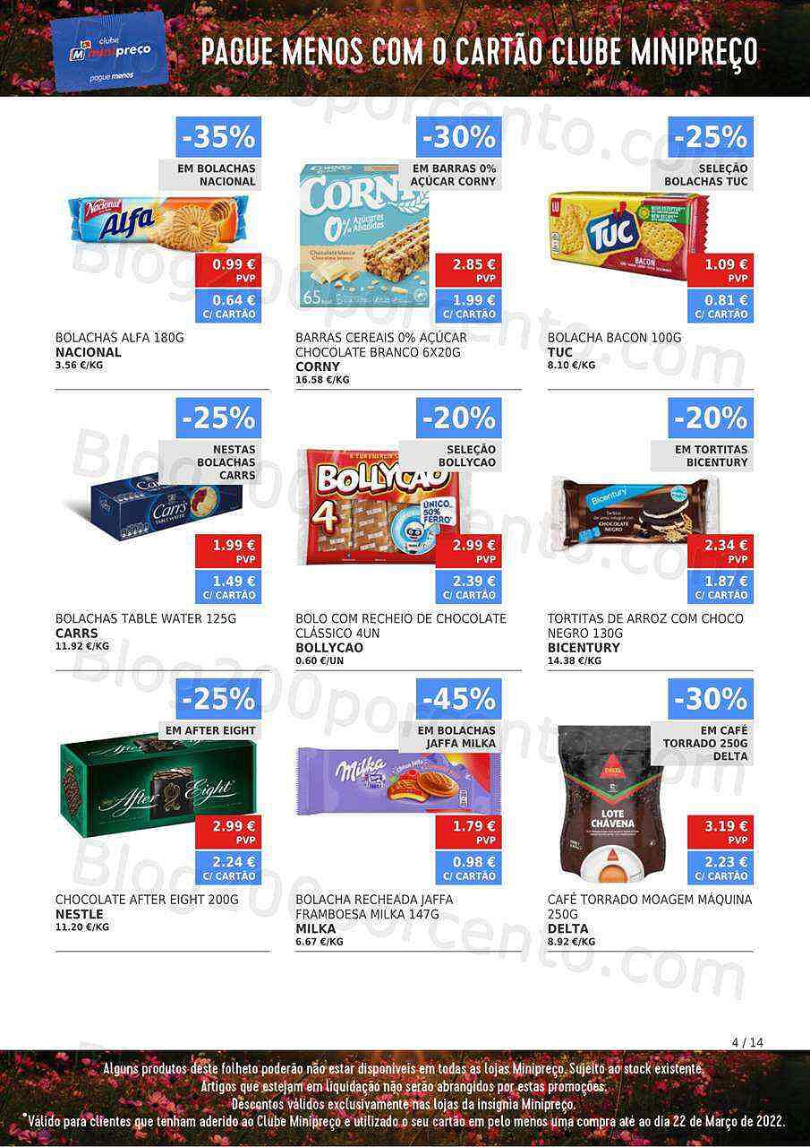 Antevisão Folheto Clube MINIPREÇO Promoções de 24 a 30 março