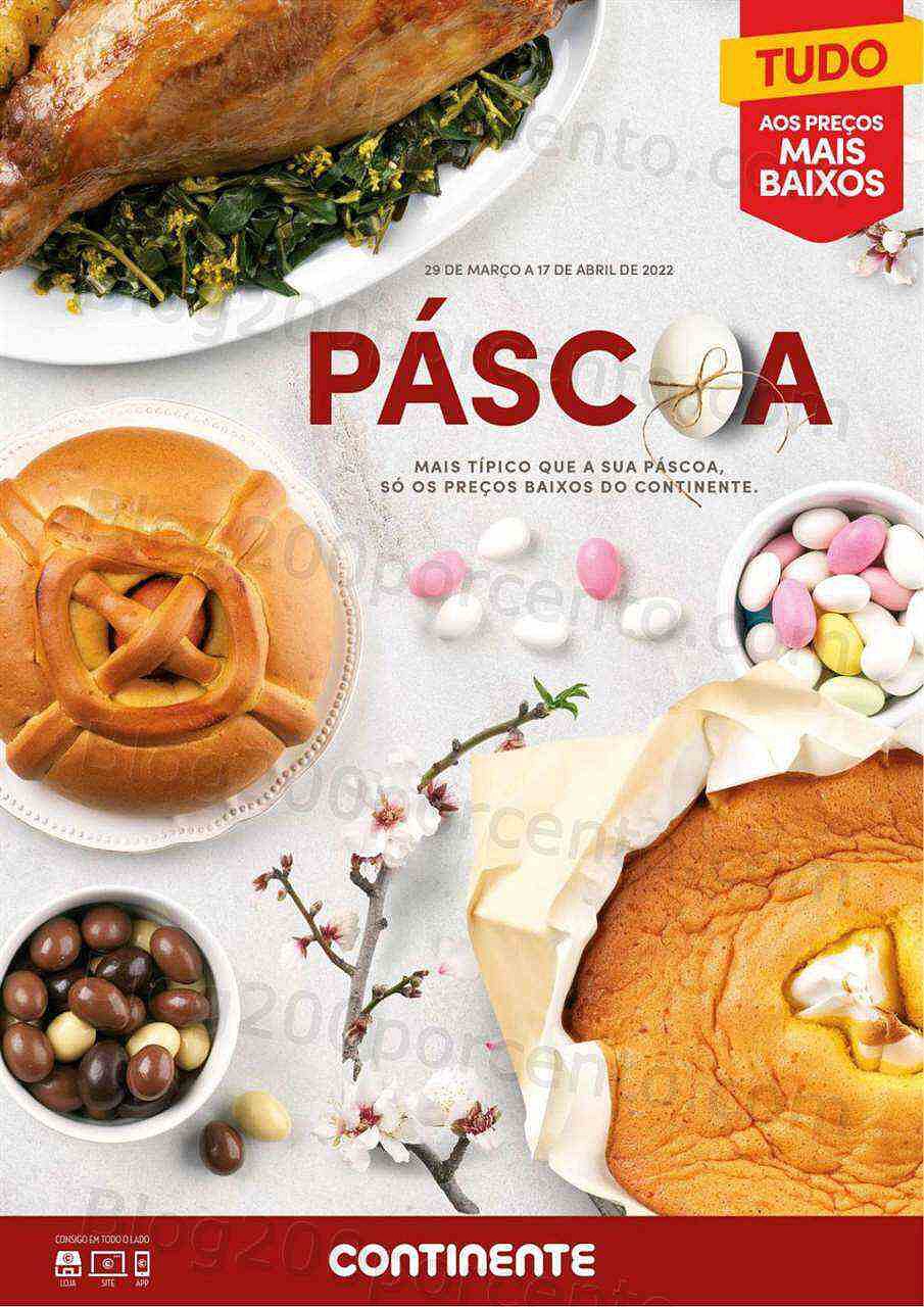 Antevisão Folheto CONTINENTE Páscoa Madeira 29 março a 17 abril