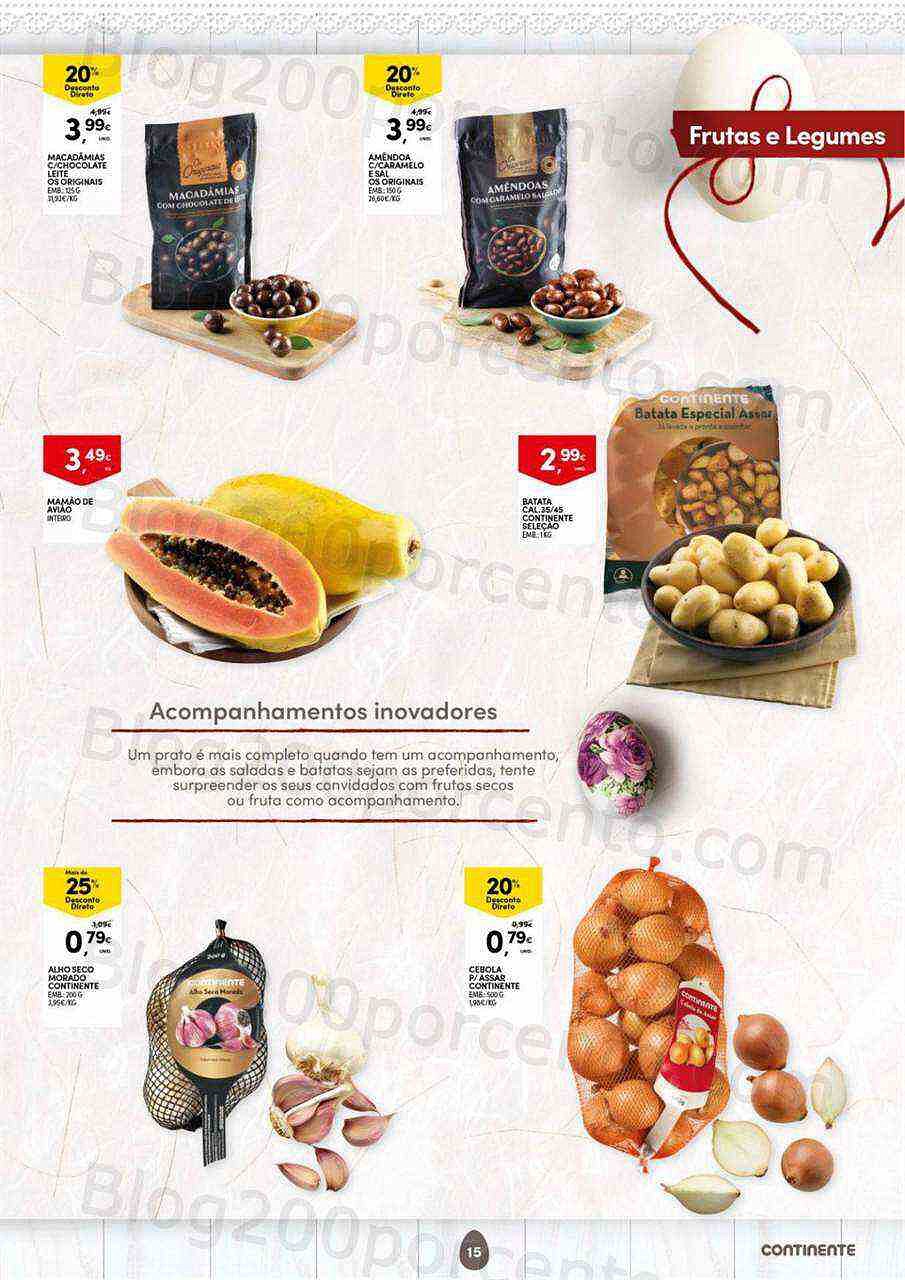 Antevisão Folheto CONTINENTE Páscoa Madeira 29 março a 17 abril