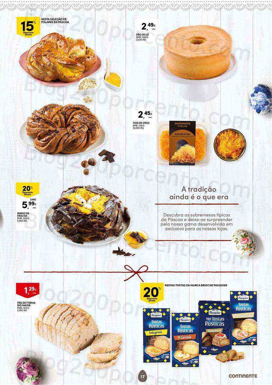 Antevisão Folheto CONTINENTE Páscoa Madeira 29 março a 17 abril