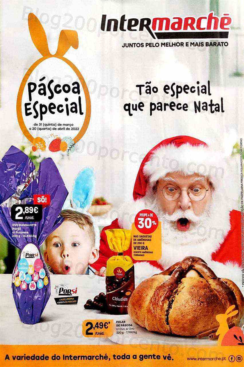 Antevisão Folheto INTERMARCHÉ Promoções de 31 março a 20 abril