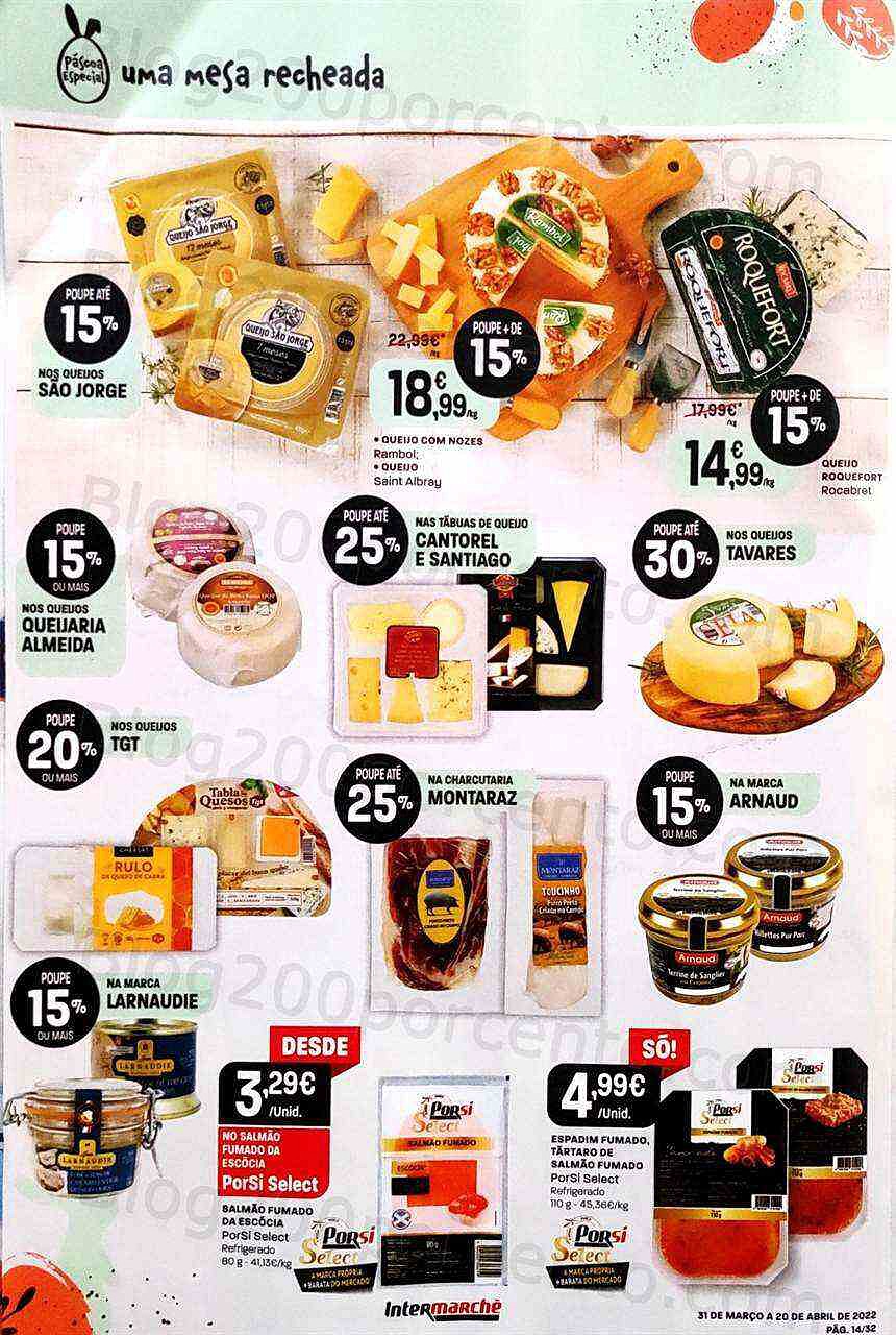 Antevisão Folheto INTERMARCHÉ Promoções de 31 março a 20 abril