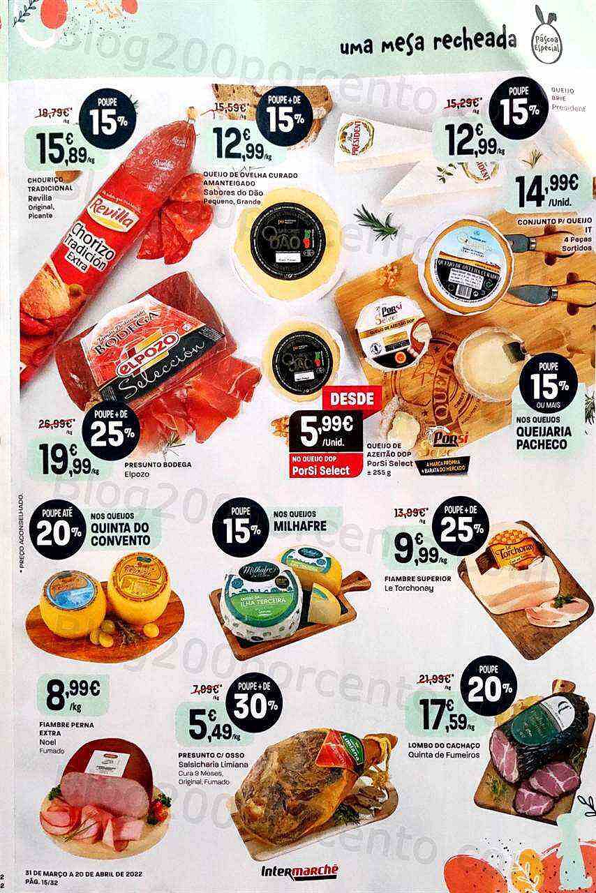 Antevisão Folheto INTERMARCHÉ Promoções de 31 março a 20 abril