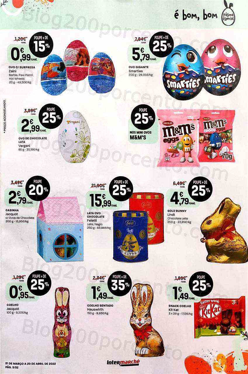 Antevisão Folheto INTERMARCHÉ Promoções de 31 março a 20 abril